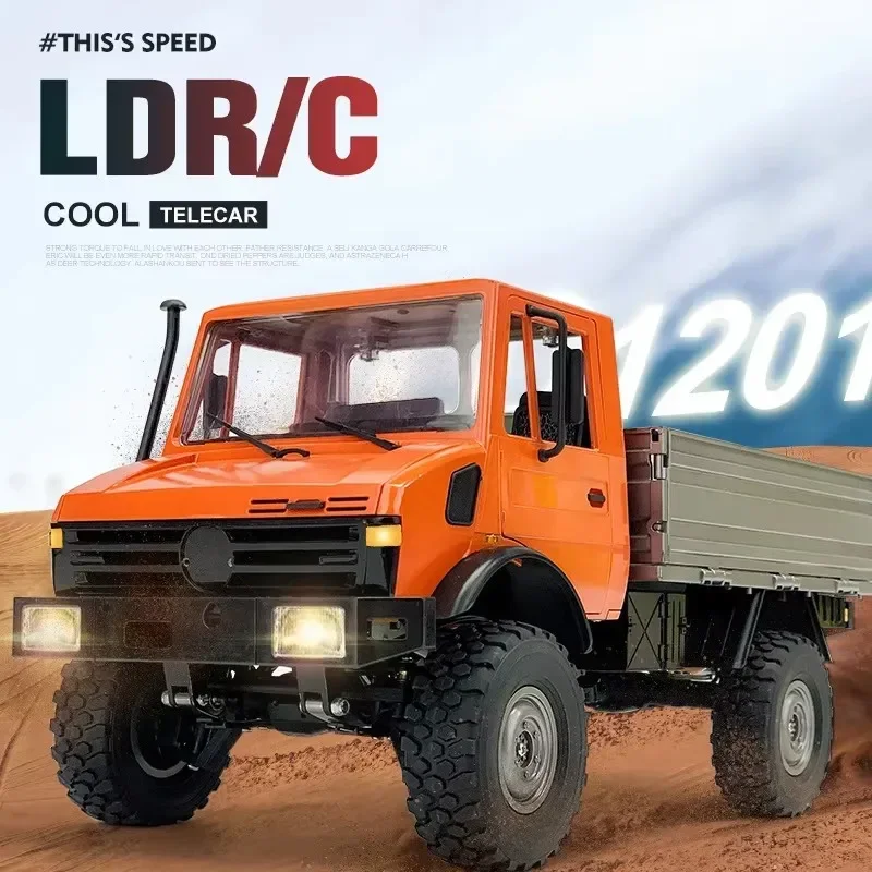 LDRC LD1201 1/12 4WD RC 크롤러 자동차 2.4GHz 4x4 원격 제어 트럭 디퍼렌셜 락 RTR 오프로드 차량 성인 및 어린이용