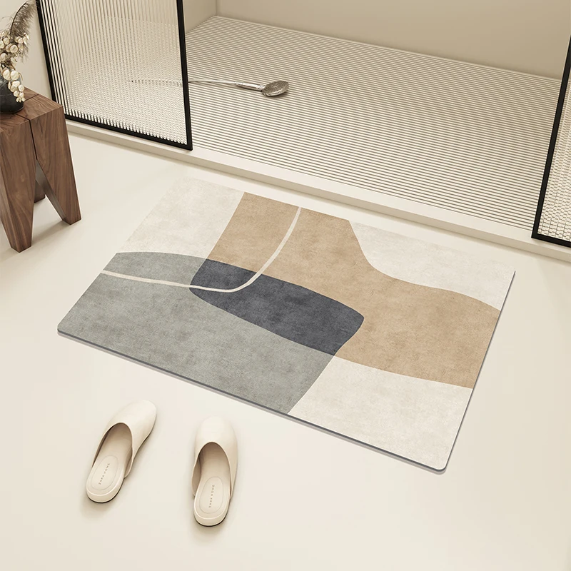 Bath Mat Diatom Mud Absorbent Floor Mats Anti-slip Entrance Doormat Bathroom Carpet Toilet Area Rugs 욕실 바닥 매트 Alfombra De Baño 3