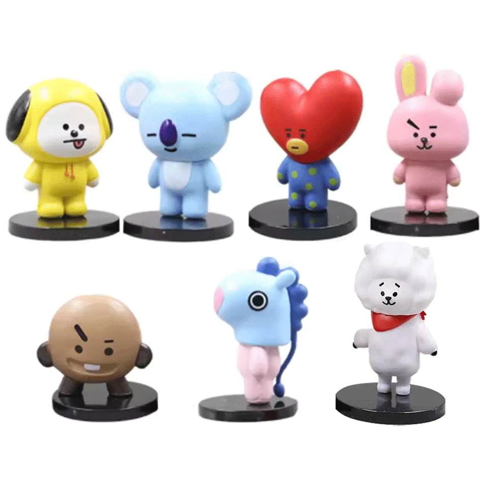 7/14 stücke B/T/21 Funktionale Puppe Tata Chimmy Kreative Ornamente Interaktive Vollen Satz Action Figur Spielzeug Mädchen Urlaub geschenk – Detail 13