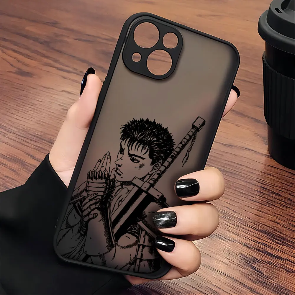 Berserk Guts Anime Transparent Phone Case