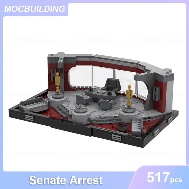 Palpatine's Arrest Lego Star Wars Senate Arrest Duel