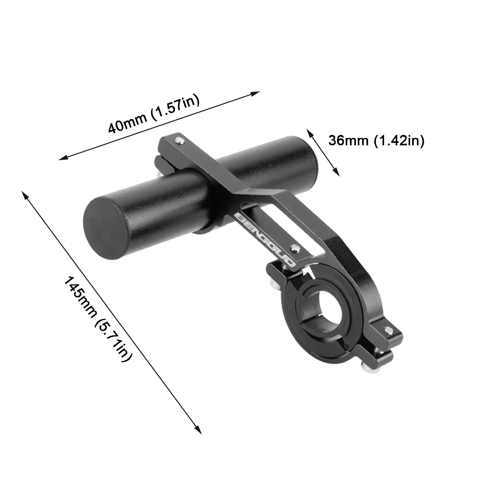 Bicycle handlebar extender lightweight 10 cm 20 cm easy to install for holding bicycle speedometer
