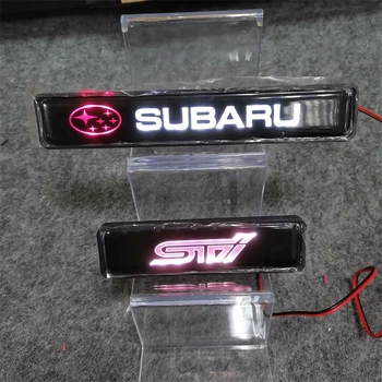 Subaru luminous center mesh marker lights Subaru luminous lights STI logo markers LED front mesh decorative modification 1