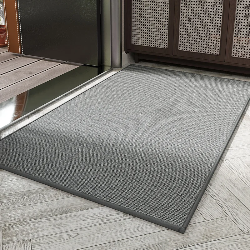 Color G - Tappetino per porta esterna, resistente, antiscivolo, impermeabile, lavabile, per porta posteriore, terrazza, giardino, 61 x 91 cm (nero