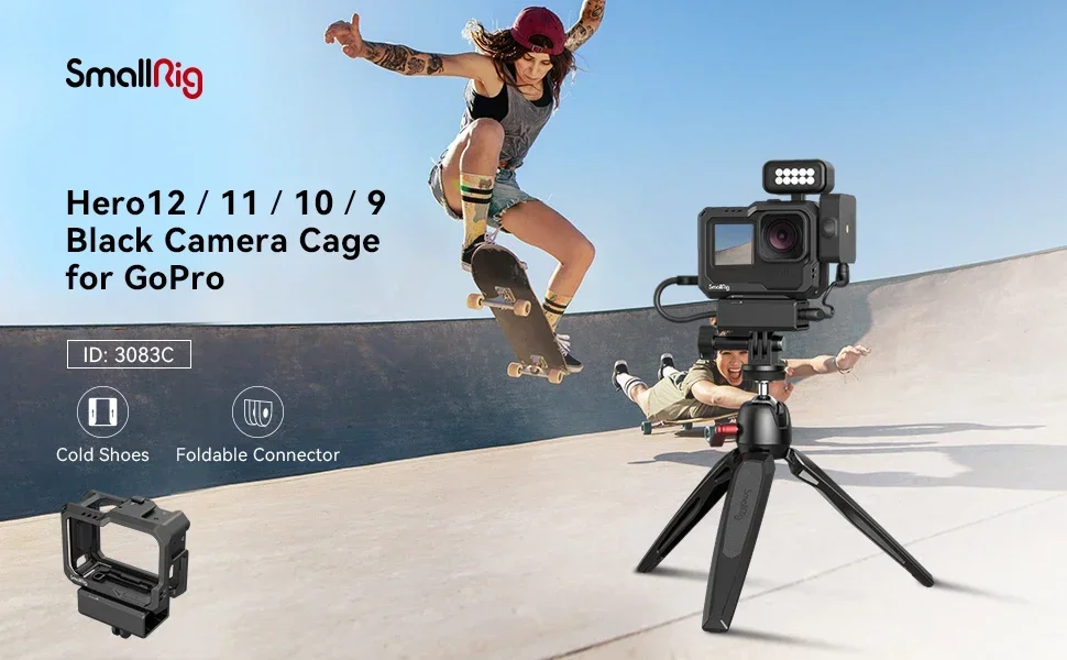 SmallRig Action Camera Full Protection Cage for Hero 13 /Hero12/Hero11/Hero 10/H