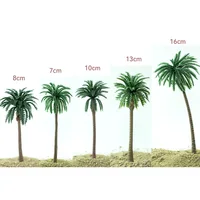 7-16cm Palm Tree Scale Miniature Architecture Plastic Toys DIY Model Making HO N OO Scale for Scenery 1