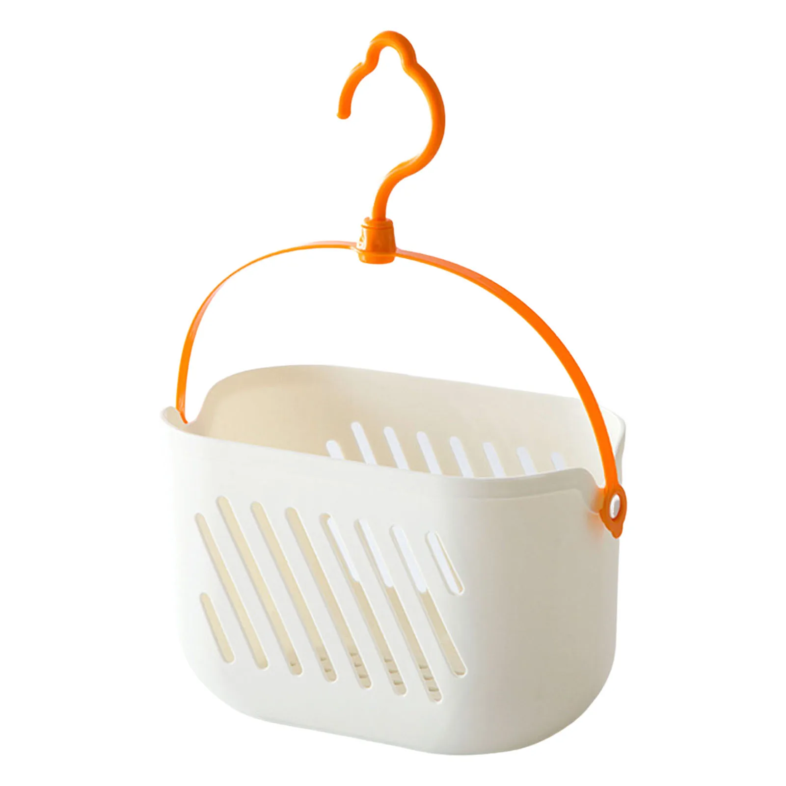 Plastic Hanging Basket Storage Bin Hanging Shower Caddy Organizer Basket with Hook for Pantry Bathroom Dorm Room 6