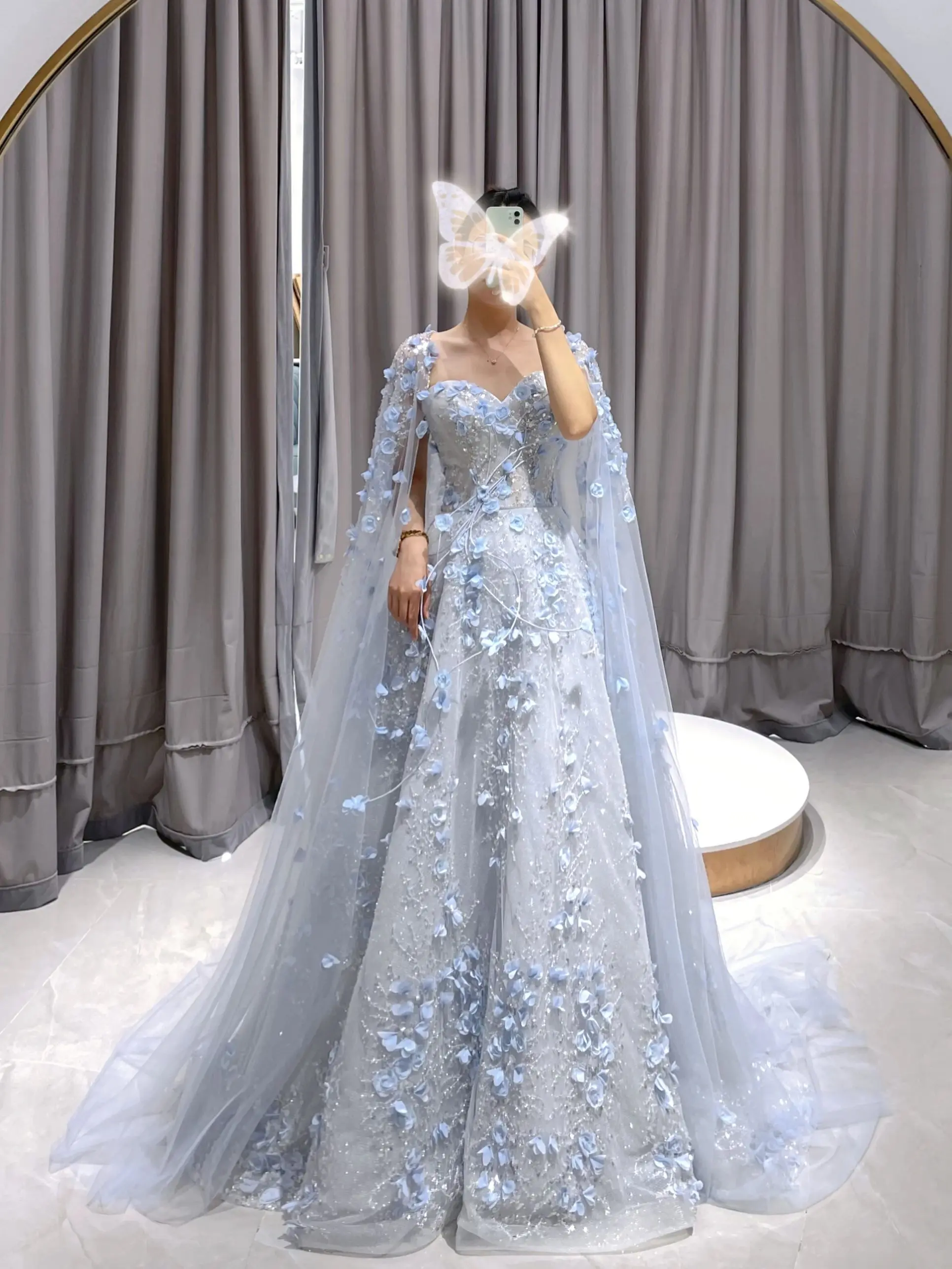 العرف مثير الحبيب أكمام مساء اللباس الثقيلة الديكو...