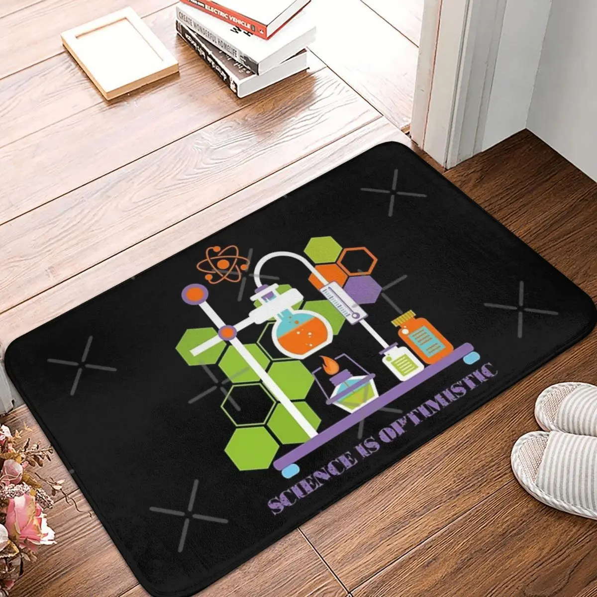 

Science Is Optimistic 40x60cm Carpet Polyester Floor Mats Mats Customizable Living Room Home Decor