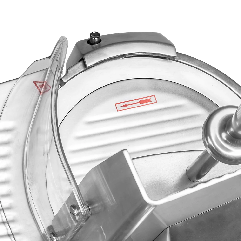 10" Meat Slicer Cutting Machine Chrome-plated Carbon Steel Blade Electric Deli Meat Cheese Food Ham Slicer Commercial 3