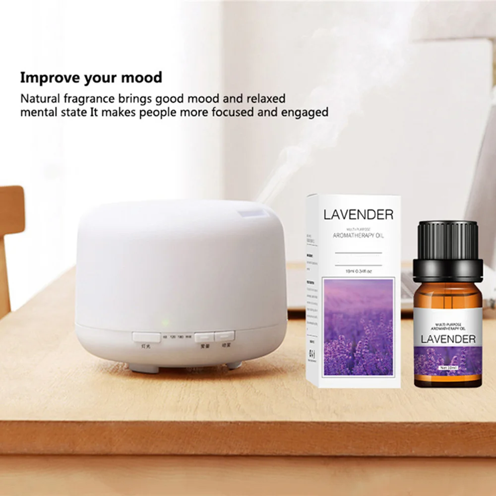 Essential Oil Water Soluble for Aromatherapy Diffuser Humidifier Room Fresheners Stress Relief Rose Lily Lavender Freesia 10ml