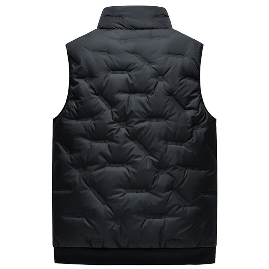 Men's Winter Padded Vest Plus Size Waistcoat Thicken Warm Jacket Parkas Coat Big Size 8XL 7XL Outwear 2