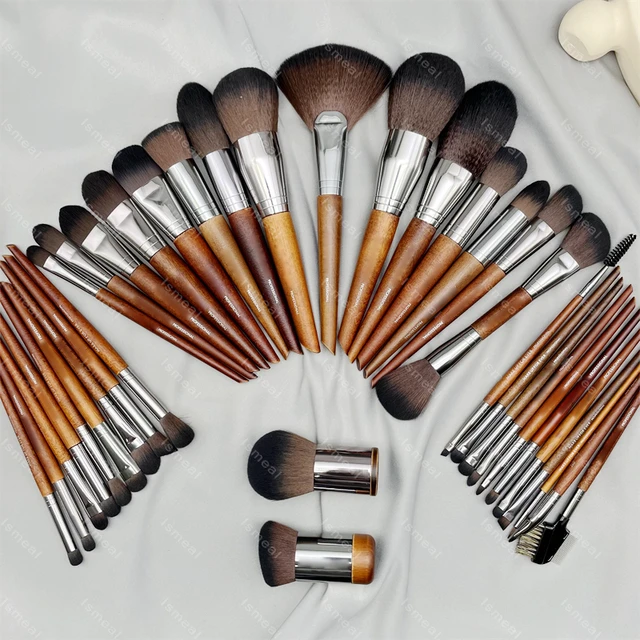 Muf Makeup Brushes Set Loose Powder Brush Blusher Contour Foundation  Bronzer Kabuki Eyeshadow Crease Eye Smudge Liner Brow Brush - Makeup  Brushes - AliExpress