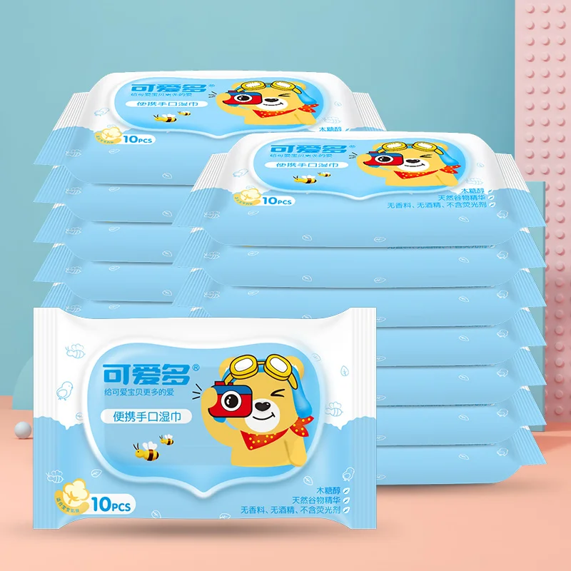 מגבוני חיטוי 100 יחידות, מגבוני ניקוי עור רכים לידיים ולפנים, הורגים 99.9% חיידקים וחיטויים