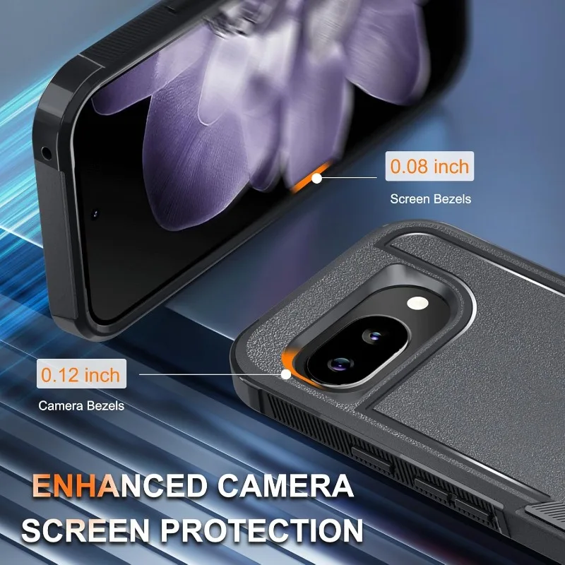 Rugged Heavy Shockproof Armor Case with Lens and Screen Protector Film