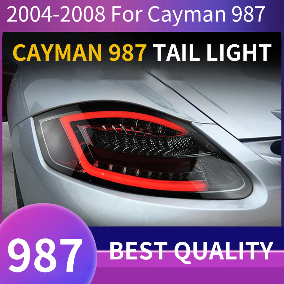 

Car Taillights For Porsche Cayman 987 2004-2008 Rear LED DRL Dynamic Turn Signal Brake Reverse Fog Light 987.2 Boxster Tail Lamp