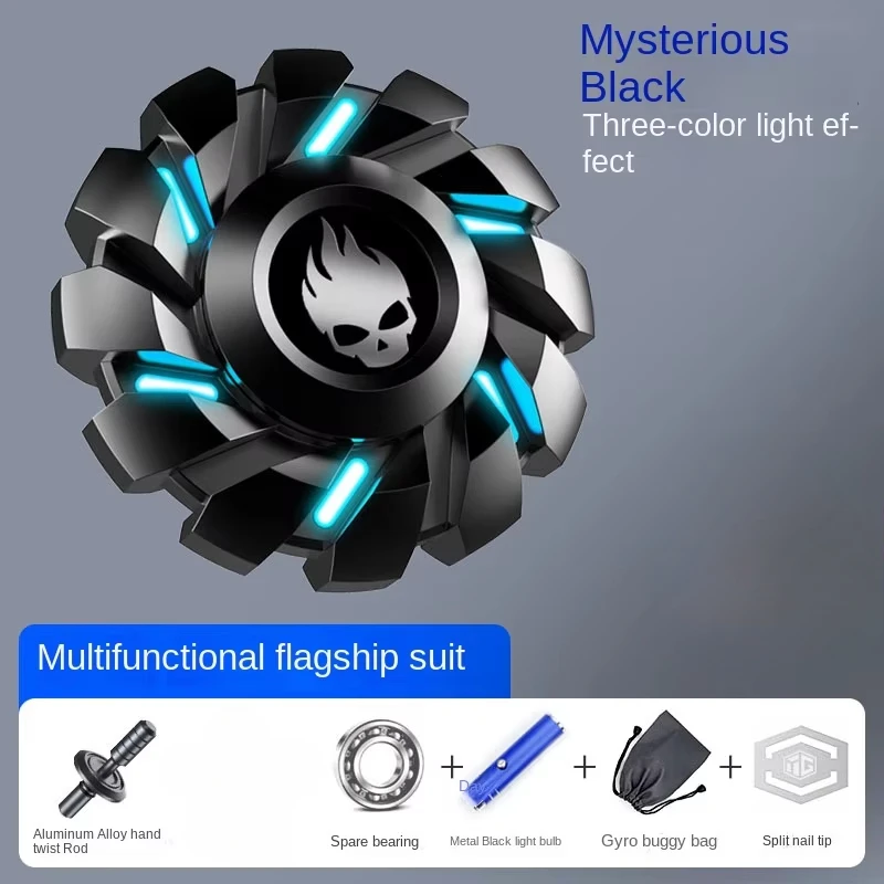 Luminous Mini Fidget Spinner Metal Relieve Stress Relief Toy EDC Hand Spinning Top Rotating Tip Antistresse Lure Cool Things