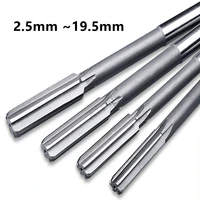 2PCS H7 Machine Reamer HSS D2.5/3.5/4.5/ 5.5/6.5/7.5/8.5/ 9.5/10.5/11.5/12.5/13.5/14.5/15.5/16.5/17.5/18.5/19.5mm CNC Milling 1