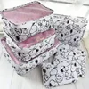 6pcs Snoopy Waterproof Travel Storage Bag Clothes Storage Set Handbag Travel Bag Coin Purse Underwear Bag Organizer 1