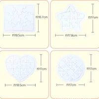 Photo Custom Cardboard Round Love Star Jigsaw Puzzle Personalized Picture DIY Toys Decoration Collectiable Funny Cartoon Gift 2