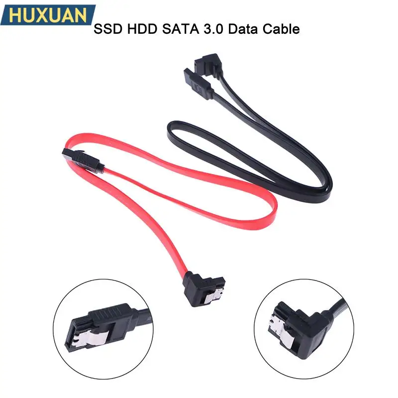 SATA Cable (3-Pack) High-Speed SATA III 6GB/s Right/Right HDD SSD Connector  Adapter - 38 inch