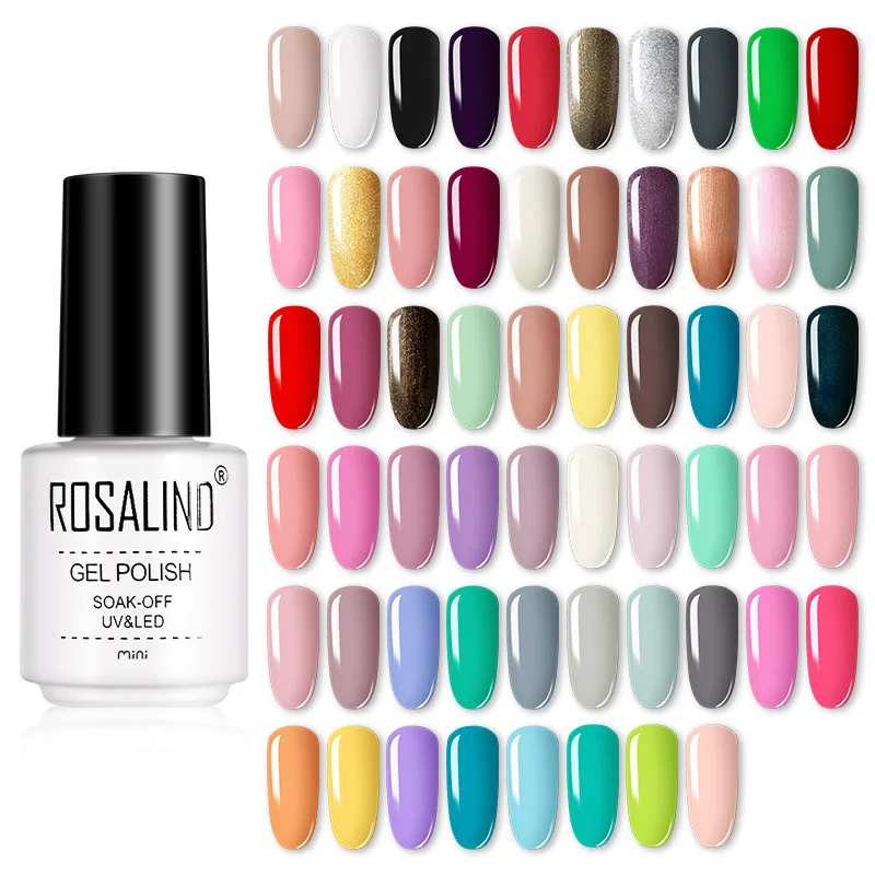 ROSALIND-Gel-Polish-Set-UV-Vernis-Semi-Permanent-Primer-Top-Coat-7ML ...