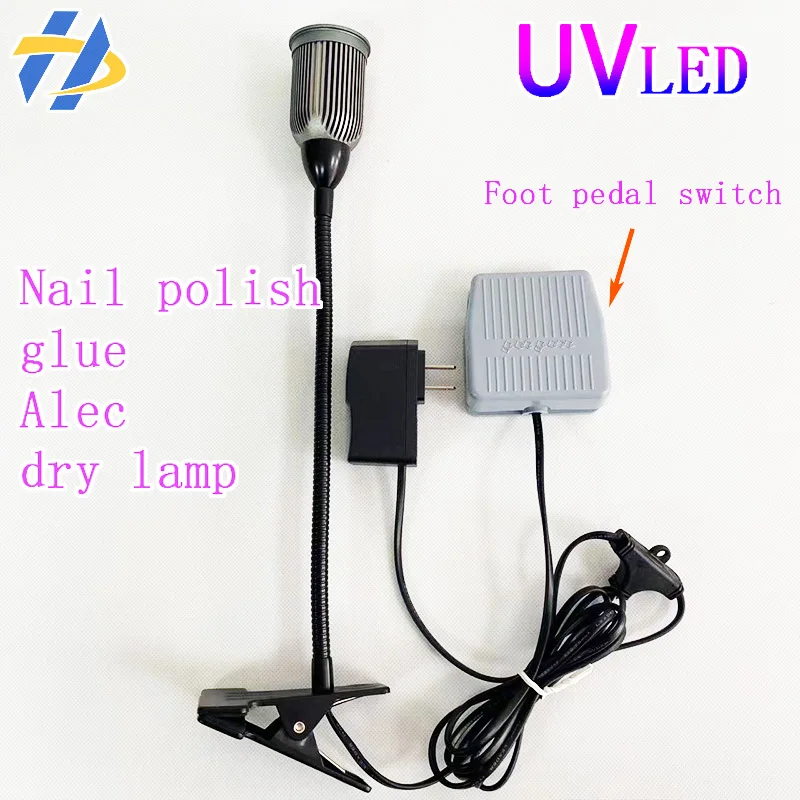 Led Ultraviolet Lampe Uv Led Uv Gel Curing Light Nail Dryer for Diy Nail Arth Epoxy Resin Curing Black Light Foot Switch uv curing lamp nail drying lamp