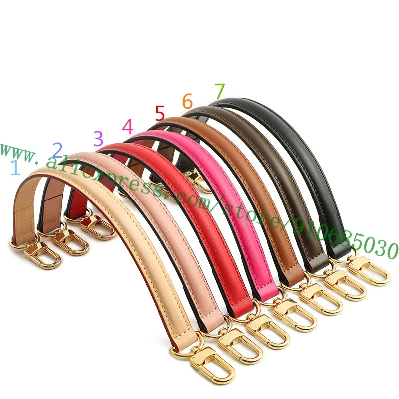 Calf Leather Handcarried Handle Strap For Designer Women Handbag Lady