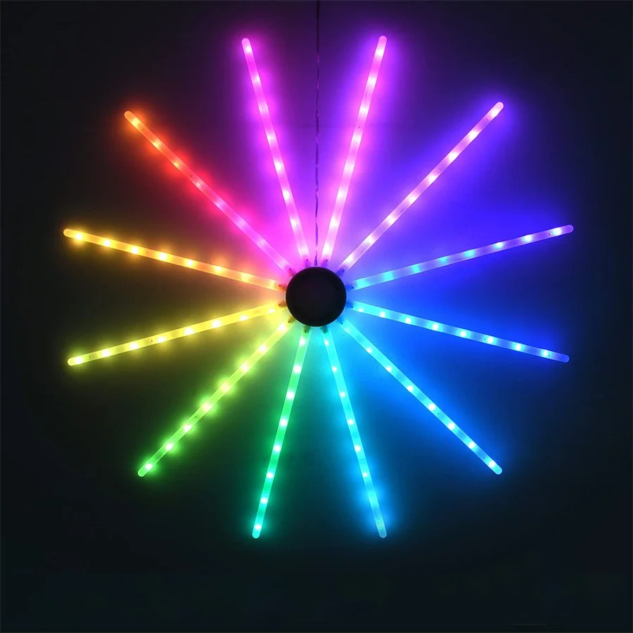 

Holiday Lighting LED Christmas Lights USB Remote 18 Modes RGB Firework Fairy String Light for Garden Party Wedding Bedroom Decor