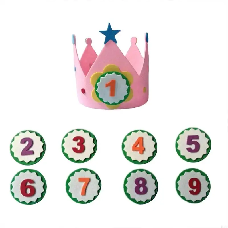 Children Party Hat Birthday Party Hat Kids Crownpiece Birthday Celebration for Child Festival House Decors