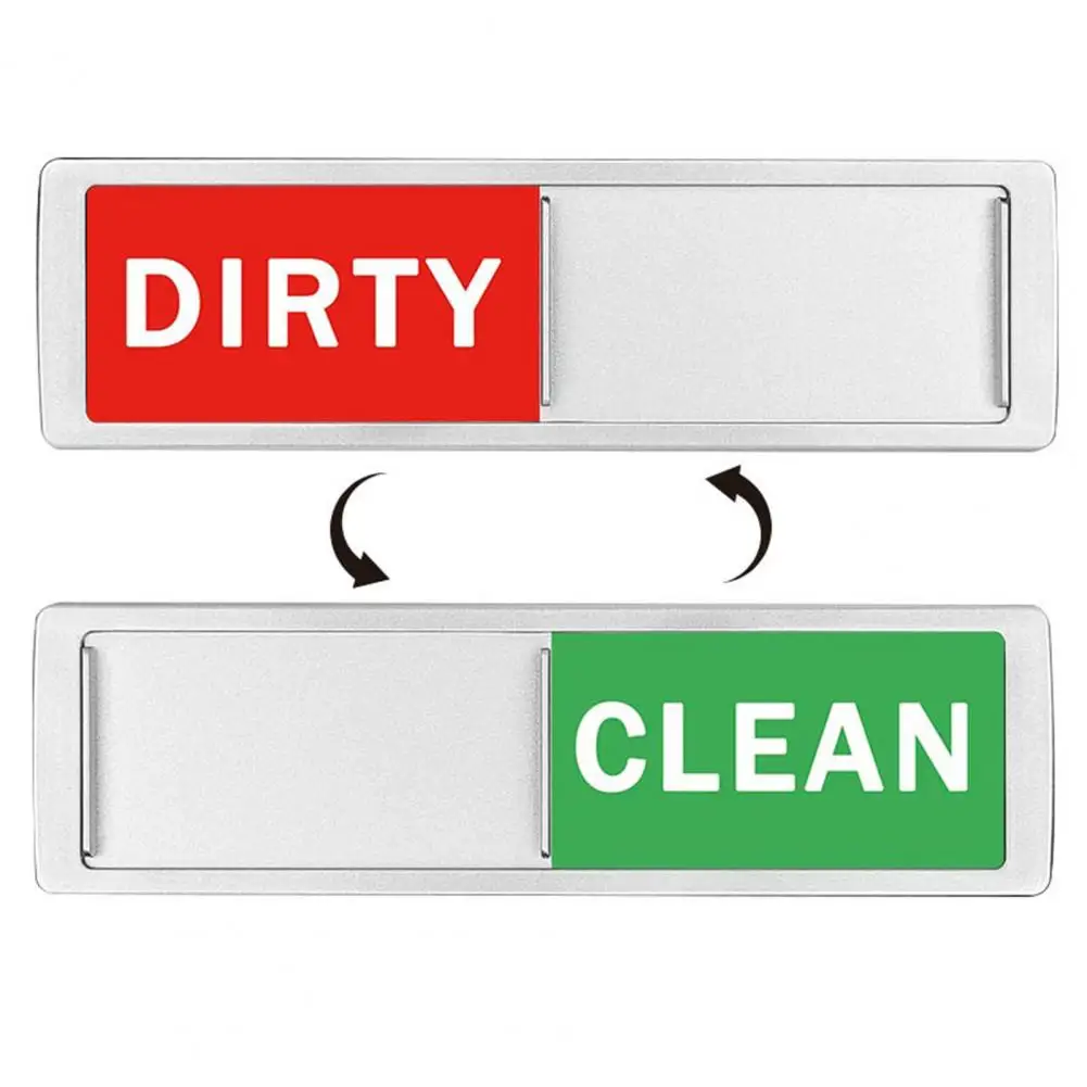 Kitchen Dishwasher Indicator Magnet Dishwasher Magnet Clean Dirty Sign Full-size Clean Dirty Sign for Kitchen