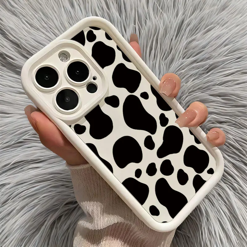 Leopard Print Silicone Phone Case - Stylish and Protective Soft Cover