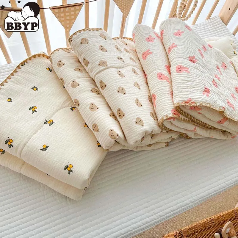 

Baby Multifunctional Bath Towel 100% Cotton Gauze Blanket Newborn Hug By Children Blanket Winter Autumn