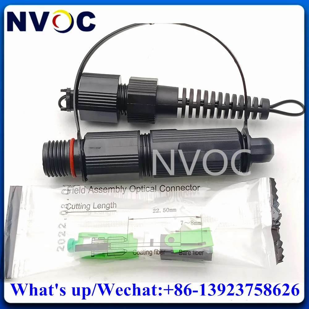 10Set Mini Ip Scapc Scupc Series Field Installabile Corning Sc Outdoor Waterproof Assembly Connettore Ottico In Fibra Veloce