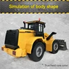 Wireless Remote Control Vehicle Huina 567 Nine-way Remote Control Alloy Bulldozer 662 Remote Control Loading Engineering Vehicle 2