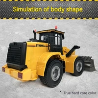 Wireless Remote Control Vehicle Huina 567 Nine-way Remote Control Alloy Bulldozer 662 Remote Control Loading Engineering Vehicle 2