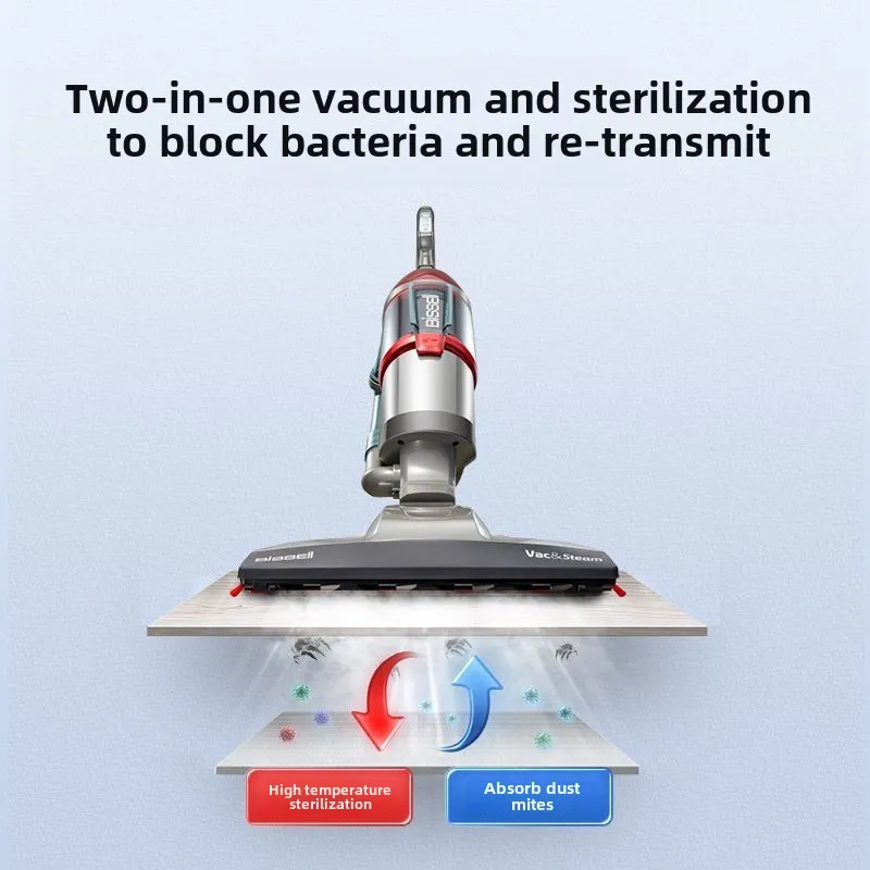 BISSELL Steam Mop Household Suction Mop Steam Integrated Vacuum Cleaner High Temperature Sterilization Handheld Cleaner 1132Z 3