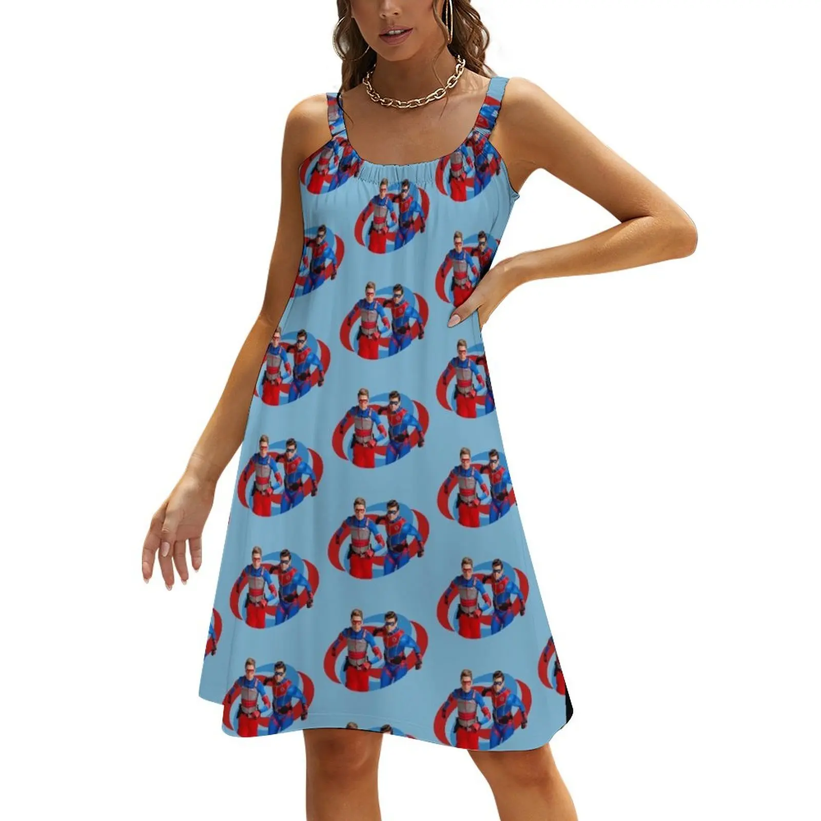 

Henry Danger - Action Logo Beach Sling Skirt summer dress for women 2024 women's summer dresses 2024