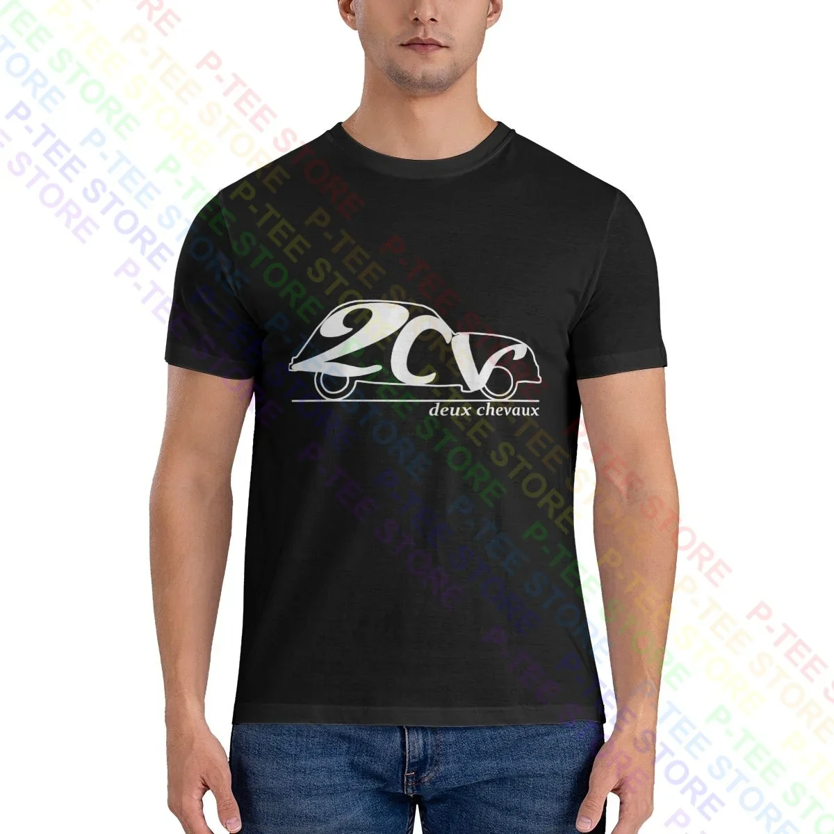 T-Shirt Citroen 2Cv Text Art Shirt New Casual Vintage Hot Selling Tee