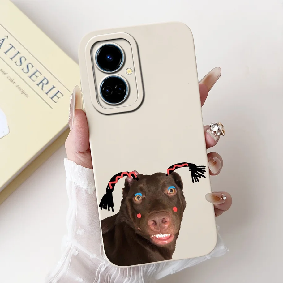 Cute Cartoon Camera Protection Matte Soft Phone Case Cover