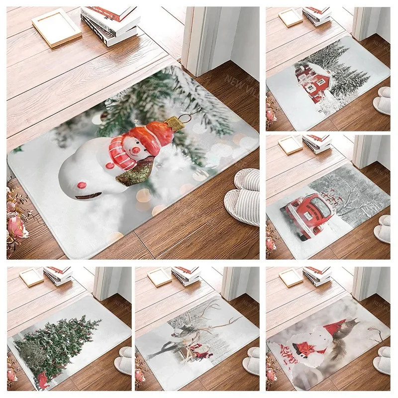 

Anti-slip Bath Mat Bathroom Small Rug Shower Mat Home Decor Door Mat Kitchen Bedroom Entrance Room Mats boho abstract morandi