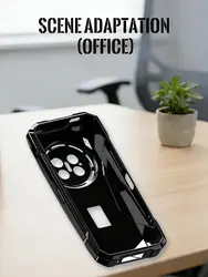 Shockproof Soft Silicone Protective Phone Cover (Glossy Black)