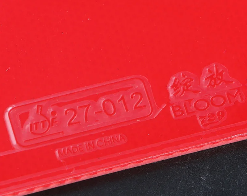 Description Picture 3 of itemOriginal Friendship 729 Bloom Table Tennis Rubber Tacky Ping Pong Rubber Pimples-in for Fast Attack with Loop Drive
