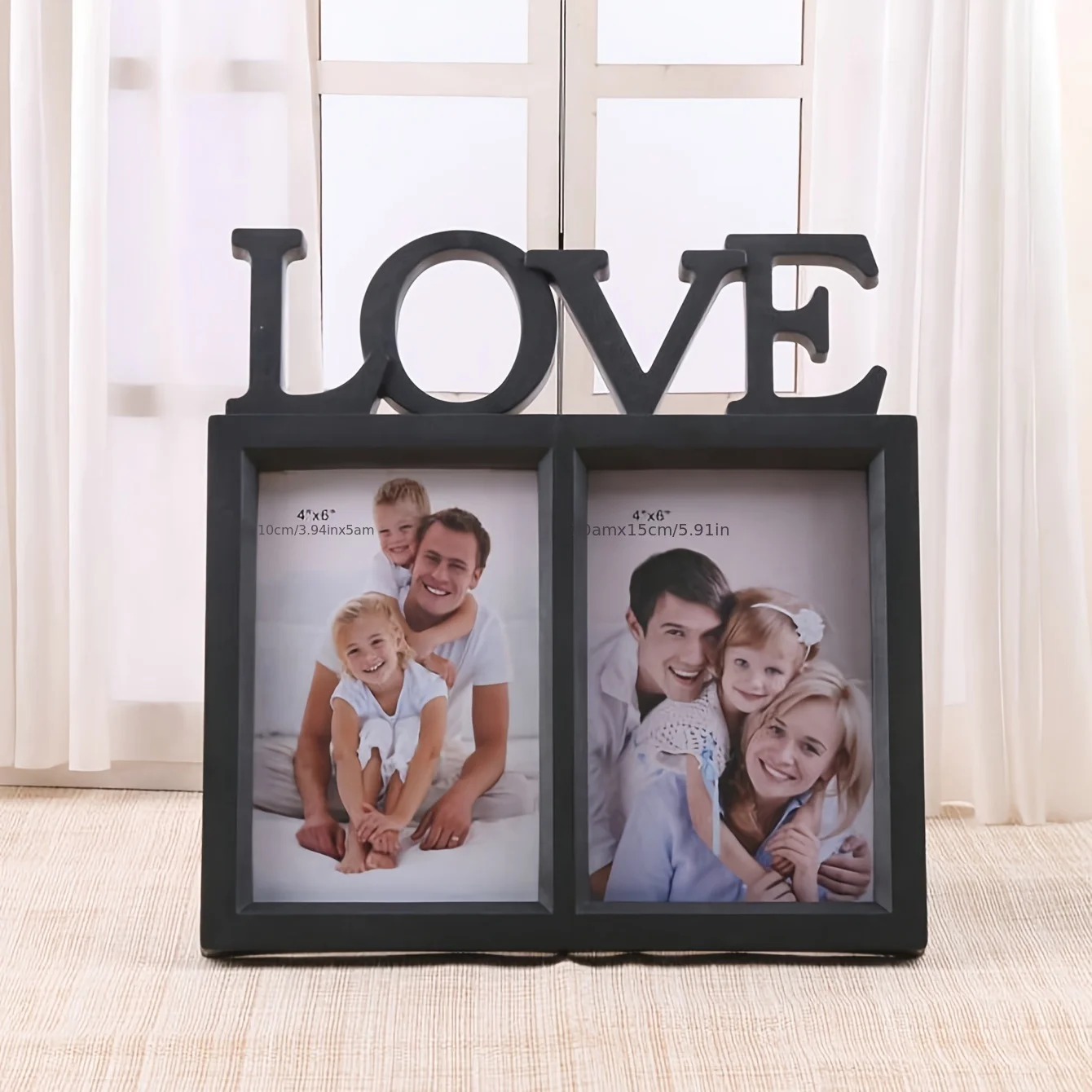 Cute Love Photo Frame Family Picture Frame Retro Photo Christmas Halloween Thanksgiving Easter New Year's Gift photo frame wood canvas frame wood photo frame wood frame wood picture frame