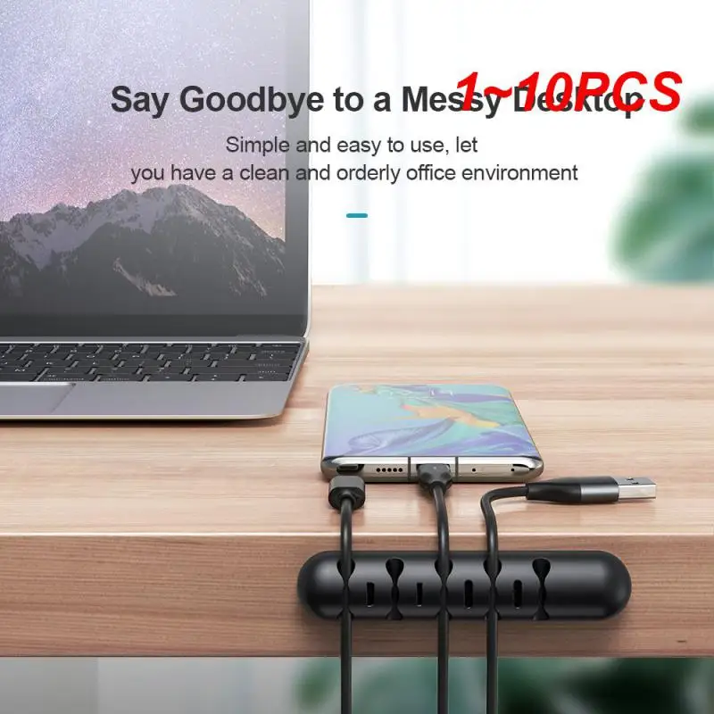 

1-10 шт., силиконовые зажимы для кабелей