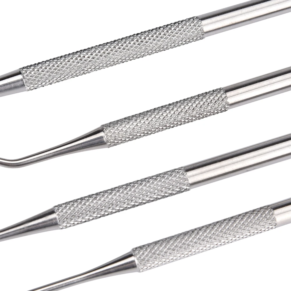Specchio 3/4 pz/set Falce Dentale Tartaro Scaler Denti Pick Attrezzature Da Laboratorio Strumento di Igiene Orale In Acciaio Ste_voghion.com