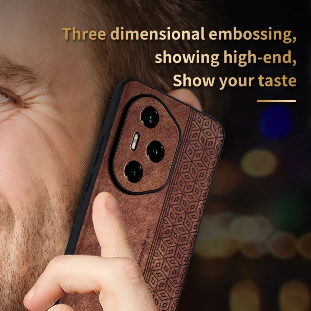 Luxury Leather Business Phone Case - Shockproof Soft Cover