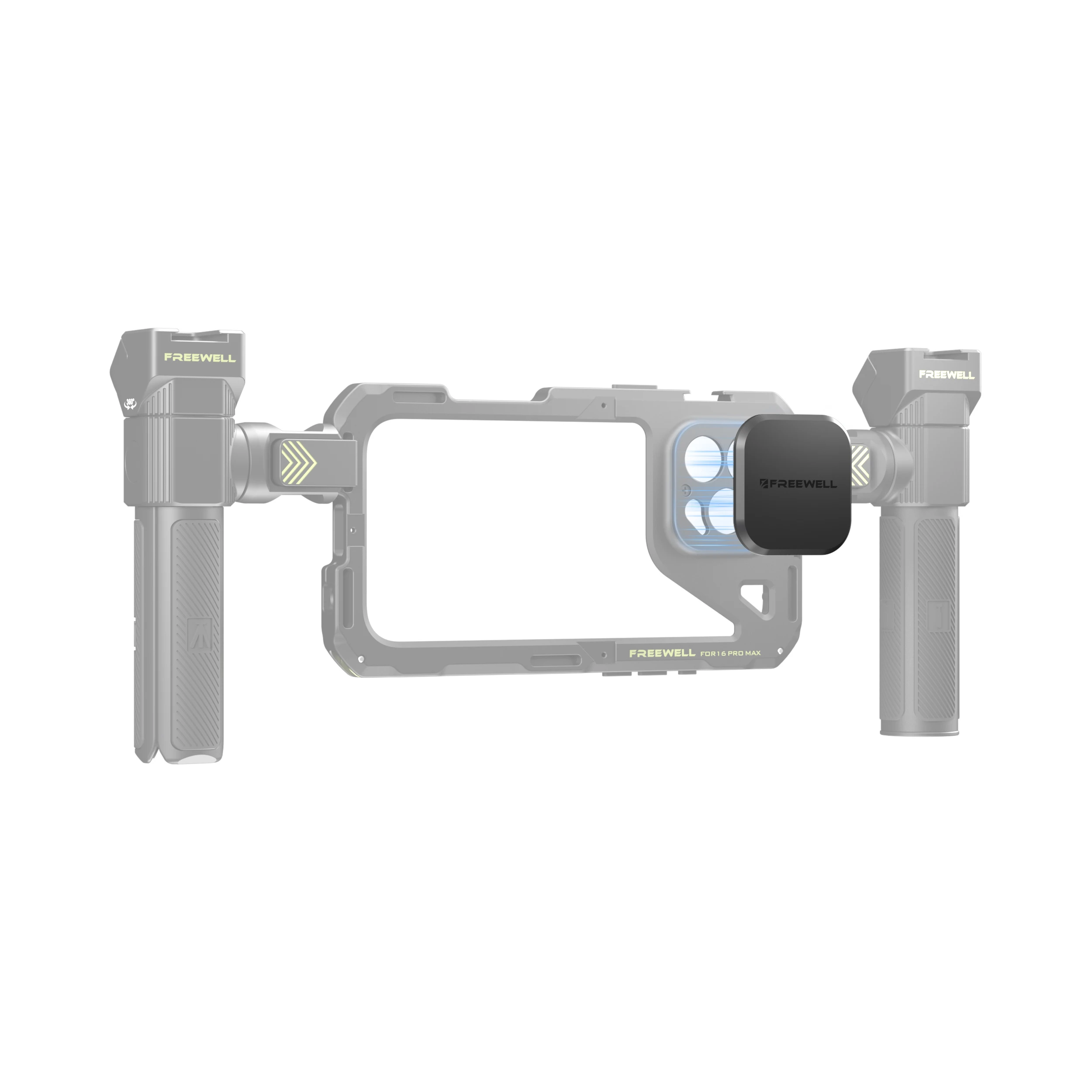 Freewell iPhone Filmmaker 렌즈 보호 장치 호환 케이스 및 Genius Rig는 먼지 긁힘 및 손상으로부터 iPhone Len을 보호합니다.