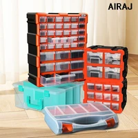AIRAJ 39 Multi-grid Drawer Parts Box Wall-mounted Screw Classification Component Tool Box Case electronic components Storage Box