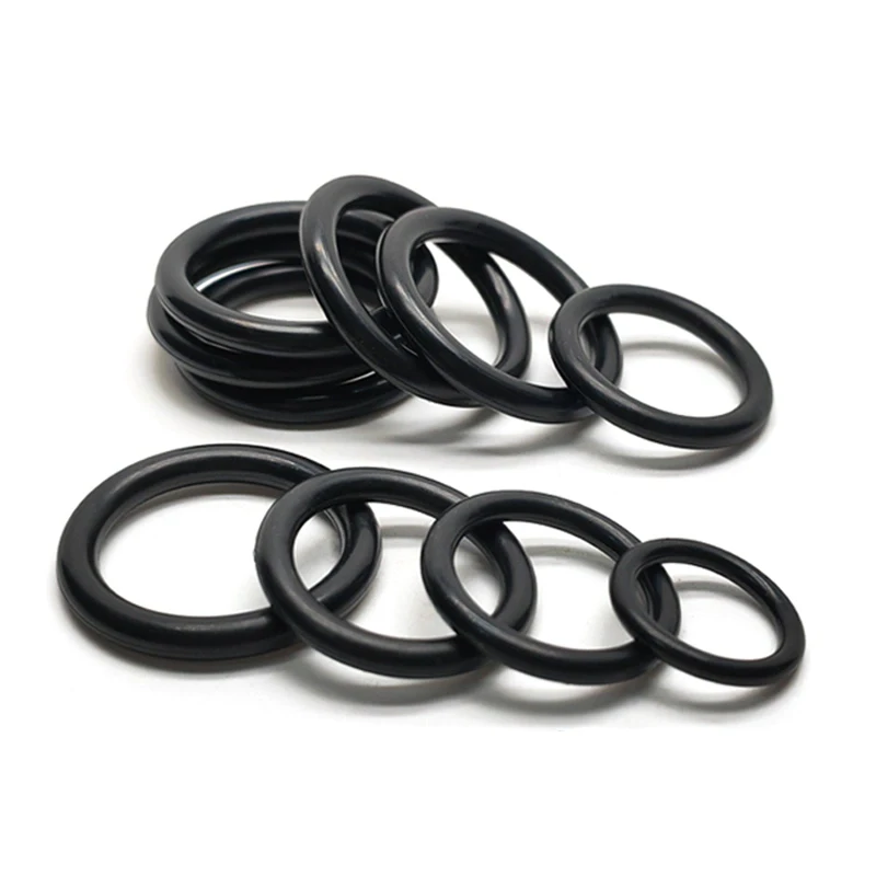 

CS 5mm Black O Ring Gasket OD 15 - 420mm NBR Nitrile Rubber Automobile Round O Type Sealing Washer Good Oil Resistance